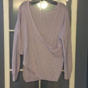 Wrap sweater